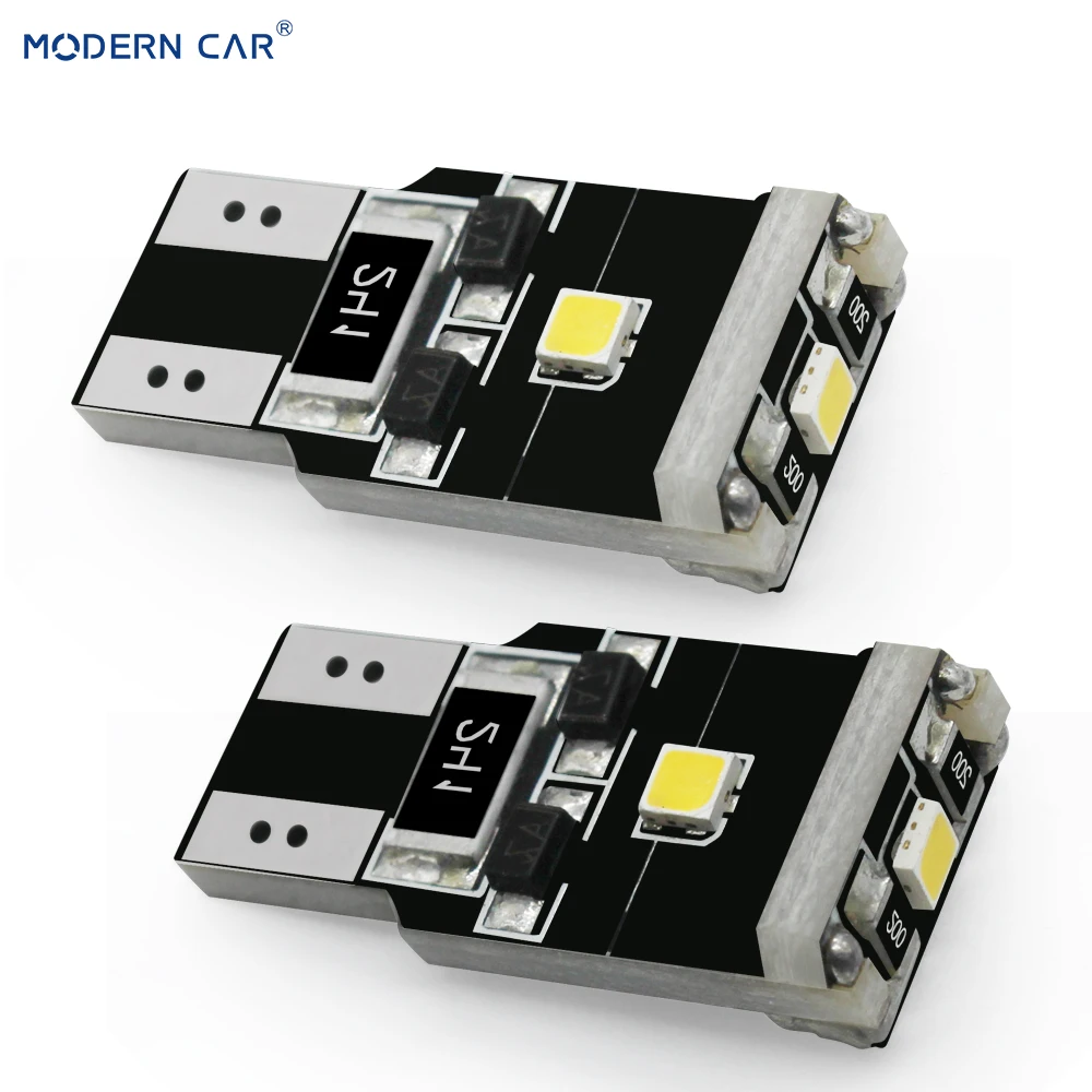 Современный автомобильный 2шт T10 3SMD 2323 светодиодный 168 194 светильник без ошибок