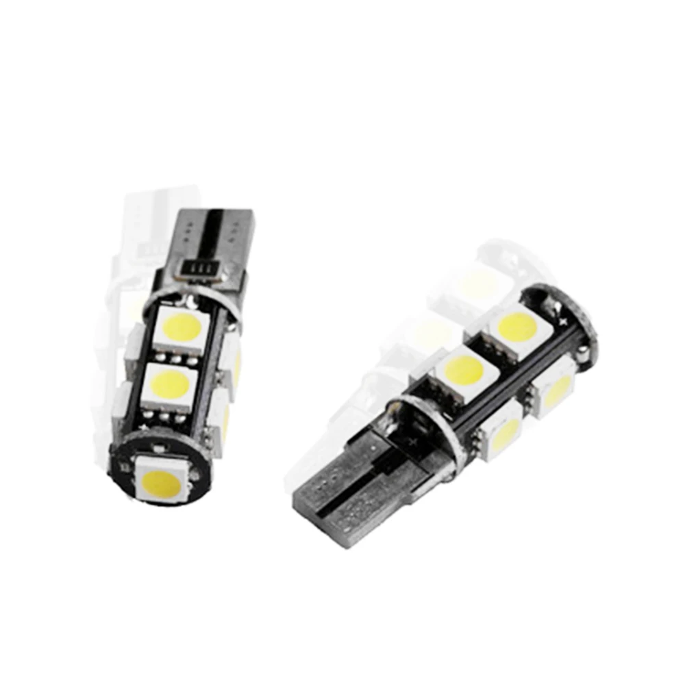 YSY 50 шт. T10 9SMD 5050 CANBUS 9 smd DC 12 В без ошибок светодиодный 194 168 192 W5W Автомобильная