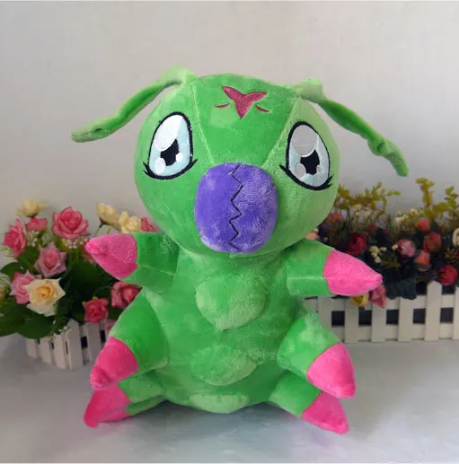 Цифровой Монстры Digimon Кен ichijouj wormmon Косплэй игрушки зеленый плюшевый и мягкие
