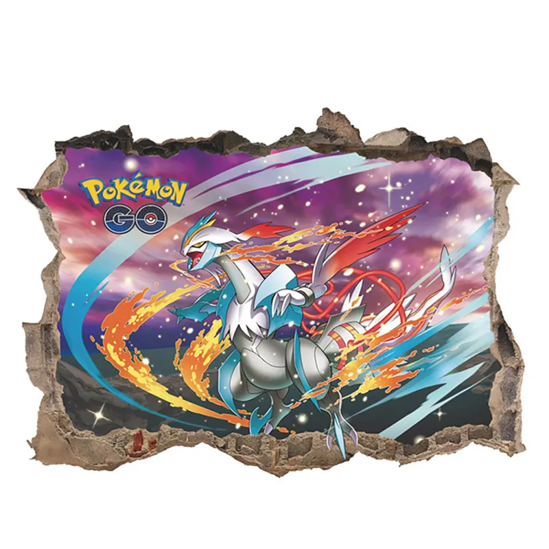 Карманный монстр покемон животное зоопарк 3D отверстие для окна домашняя