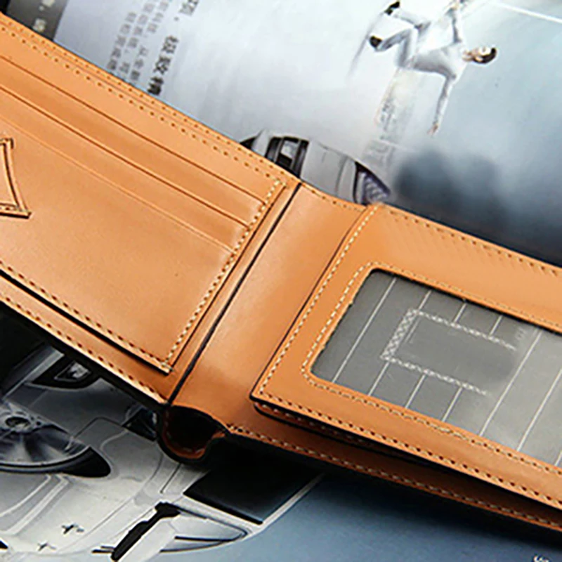 Мужской модный Карманный Кошелек из искусственной кожи клатч держатель для карт