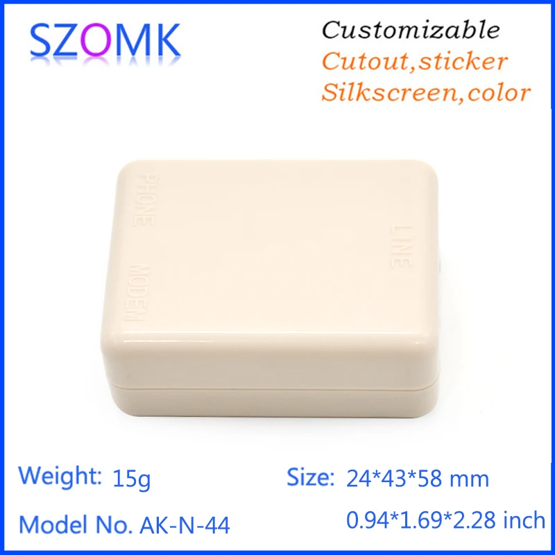 10 шт./партия пластиковые чехлы для электронных розеток|enclosures for electronics|enclosure