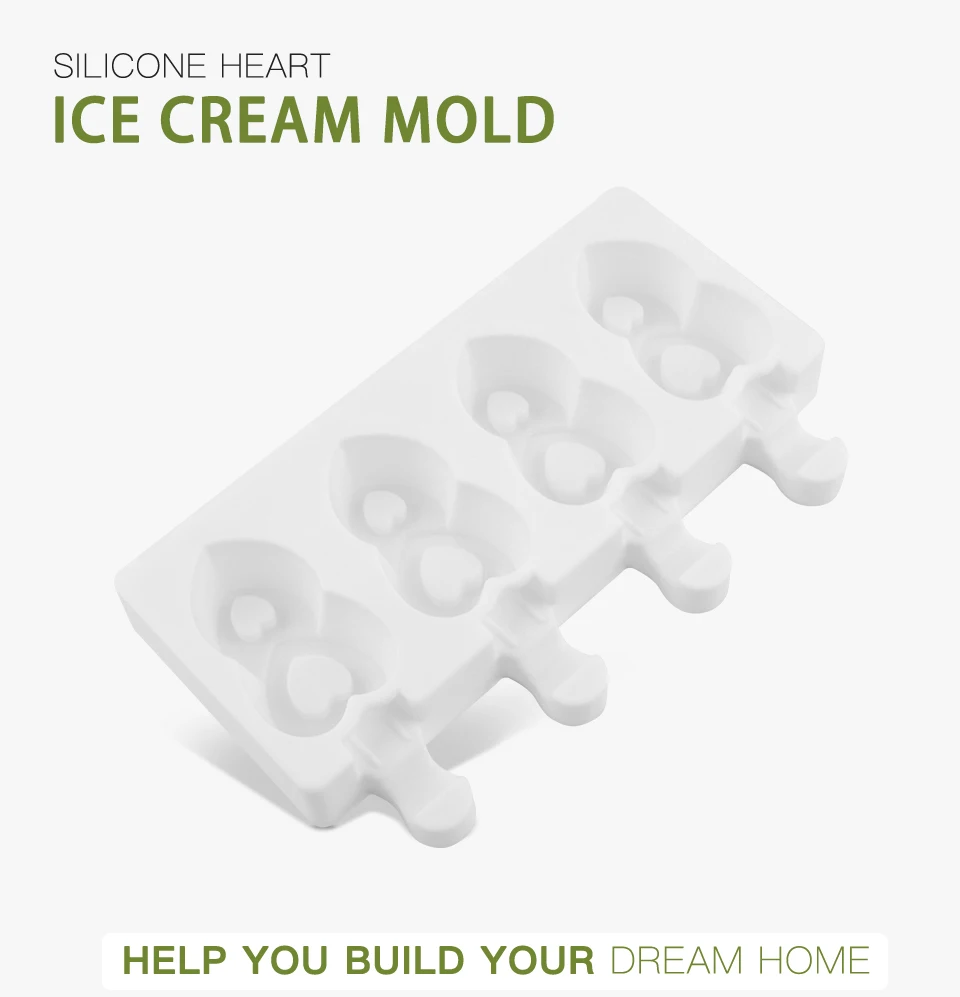 FUNBAKY формы для мороженого силиконовые Popsicle Forzen вечерние деревянные палочки