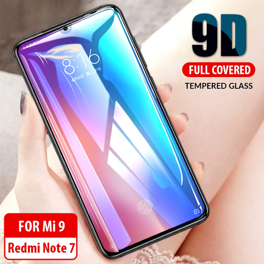 9D защита для экрана закаленное стекло Xiaomi Redmi Note 7 6 Pro Mi 9 Защитное Mi9 Mix 3 2S SE полная