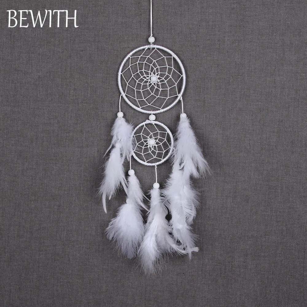 Свадебные украшения индийский Ловец снов Dreamcatchers с натуральными перьями подарки