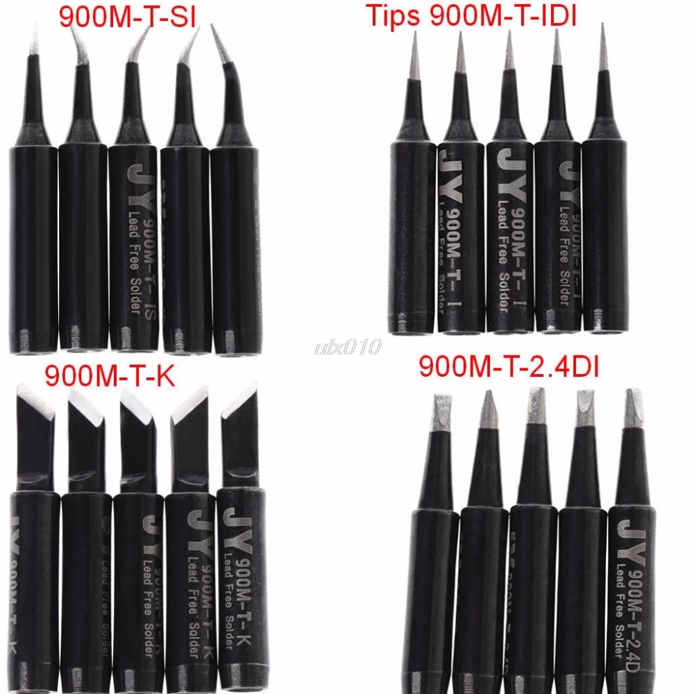 Наконечник паяльника 5x 900M-T-SI без свинца для Hakko Saike 936 852d + 909D S09 оптовая продажа и