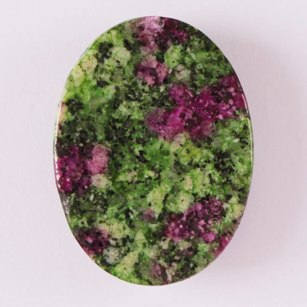 Женский овальный кабошон красно-зеленый цвет 40x30 мм 1 шт. H079 | Украшения и
