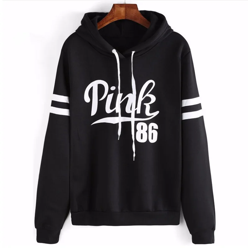 Новинка 2019 модная женская куртка с капюшоном длинным рукавом и принтом трендовые