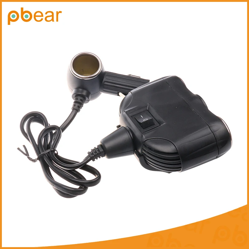 3 way 2 USB Автомобильное Зарядное устройство водить авто розетки прикуривателя