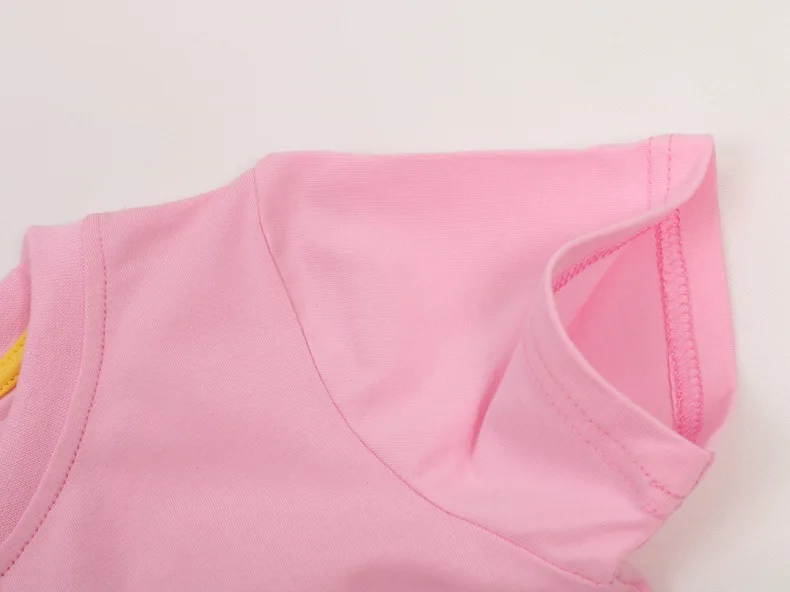 Новая детская летняя футболка одежда для девочек jojo siwa с короткими рукавами