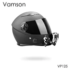 Vamson шлем аксессуары для Gopro Hero 7 6 5 4 3 набор шлем изогнутый клейкий боковой адаптер для Xiaomi YI для SJCAM VP125B