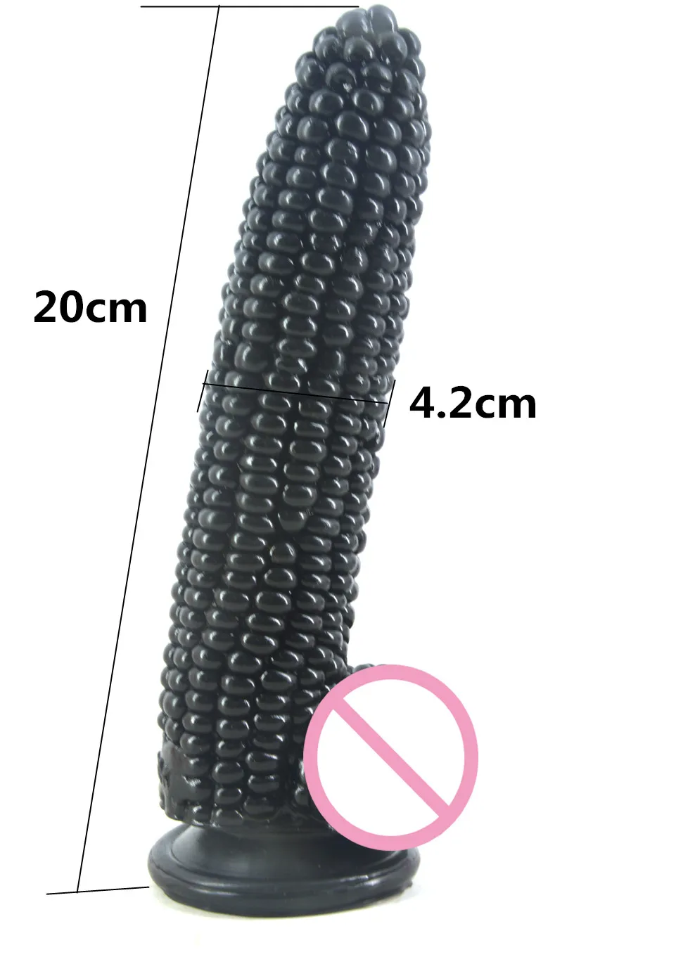 FAAK фаллоимитатор в форме кукурузы присоска поверхность частиц Экстремальная