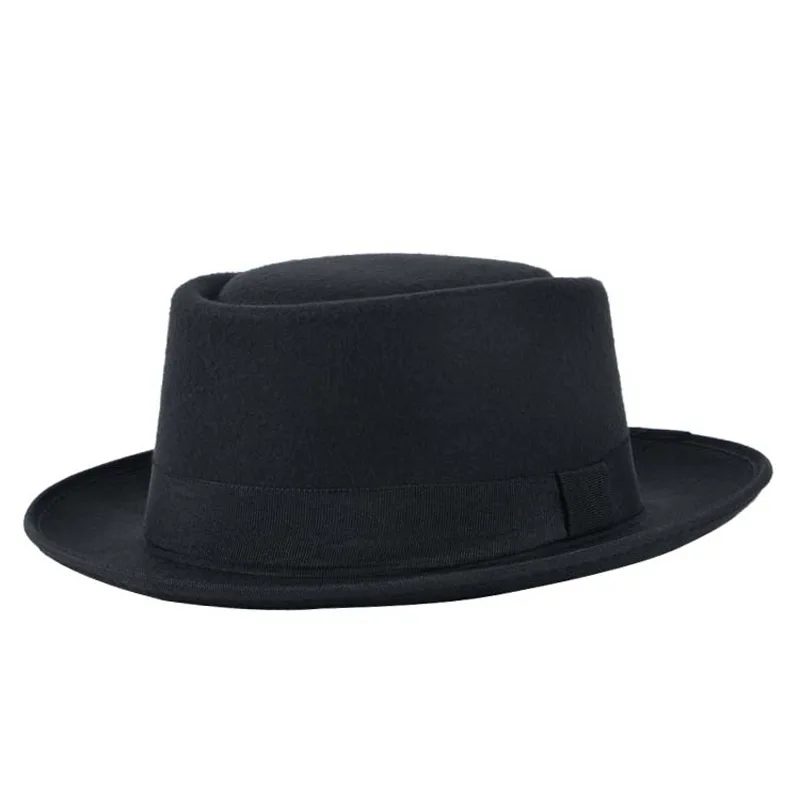 Показать модные для мужчин's Fedora кепки Винтаж фетровые шапки ретро унисекс же