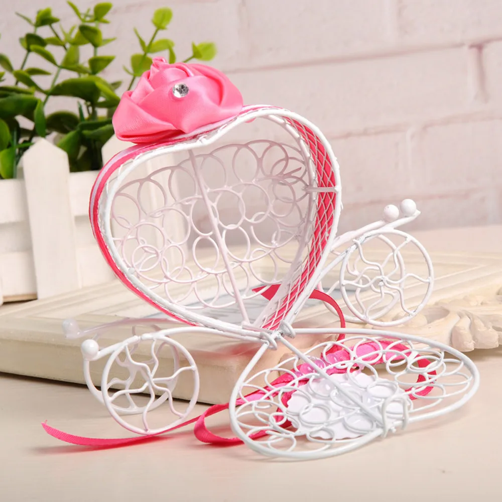 Высокое качество 1 шт. новые коробки для конфет романтическая карета сладости