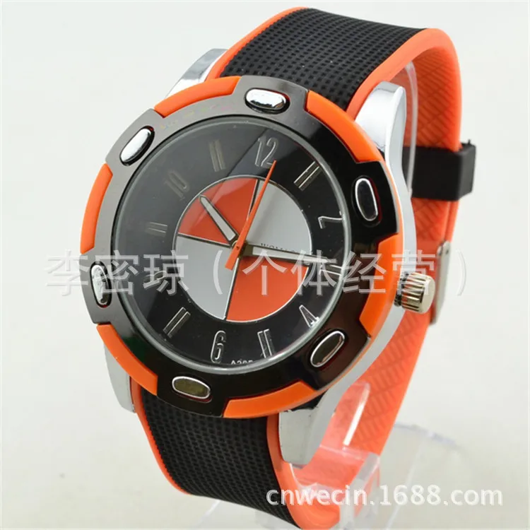 Новые брендовые модные повседневные кварцевые часы мужские силиконовые