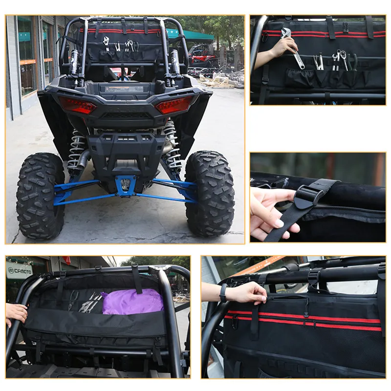 Большая сумка для хранения в рулоне UTV Органайзер Для Polaris RZR Ranger Jeep Wrangler JK CJ TJ