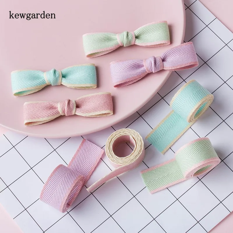 Kewgarden DIY брошь с серьгами аксессуары для волос 40 мм 25 16 цветными краями твиловая