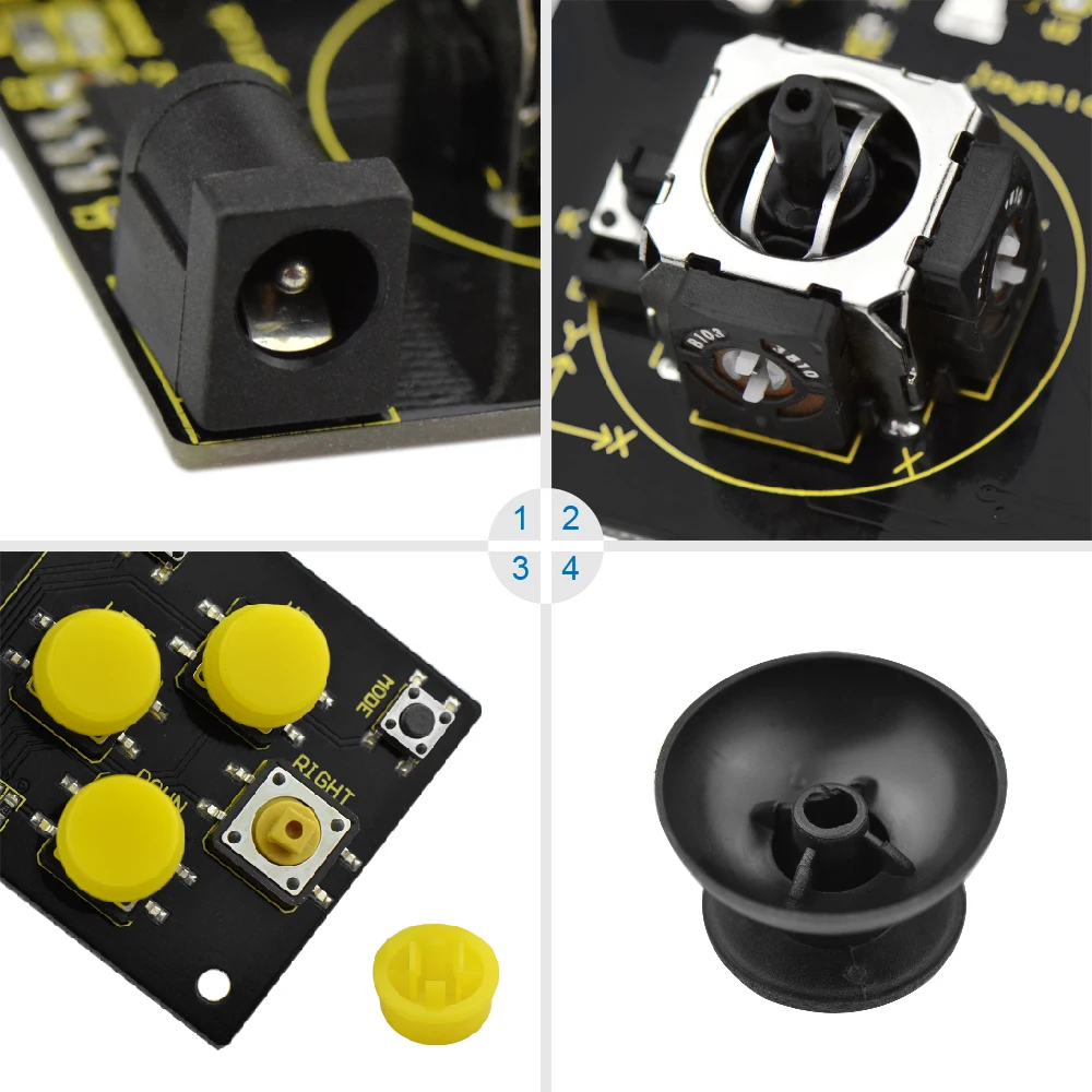 Keyestudio microbit щит джойстика плата для BBC Micro:Bit CE/FCC|Аксессуары демонстрационных