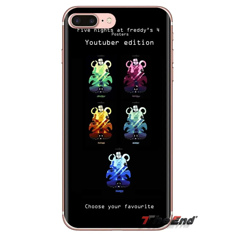 five nights with Freddie For Samsung Galaxy A3 A5 A7 A9 A8 Star A6 Plus 2018 2015 2016 2017 Transparent Soft Shell Covers |