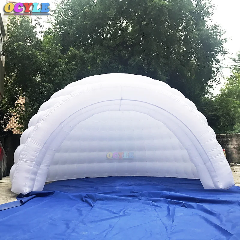 

5m color changing LED lighting inflatable dome tent LED lighted inflatable igloo tent inflatable party tent with LED light