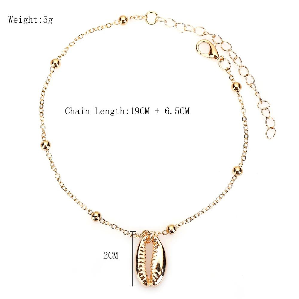 YAOLOGE Ручной Работы Океана значки на руки для женщин браслет ногу Богемия модные