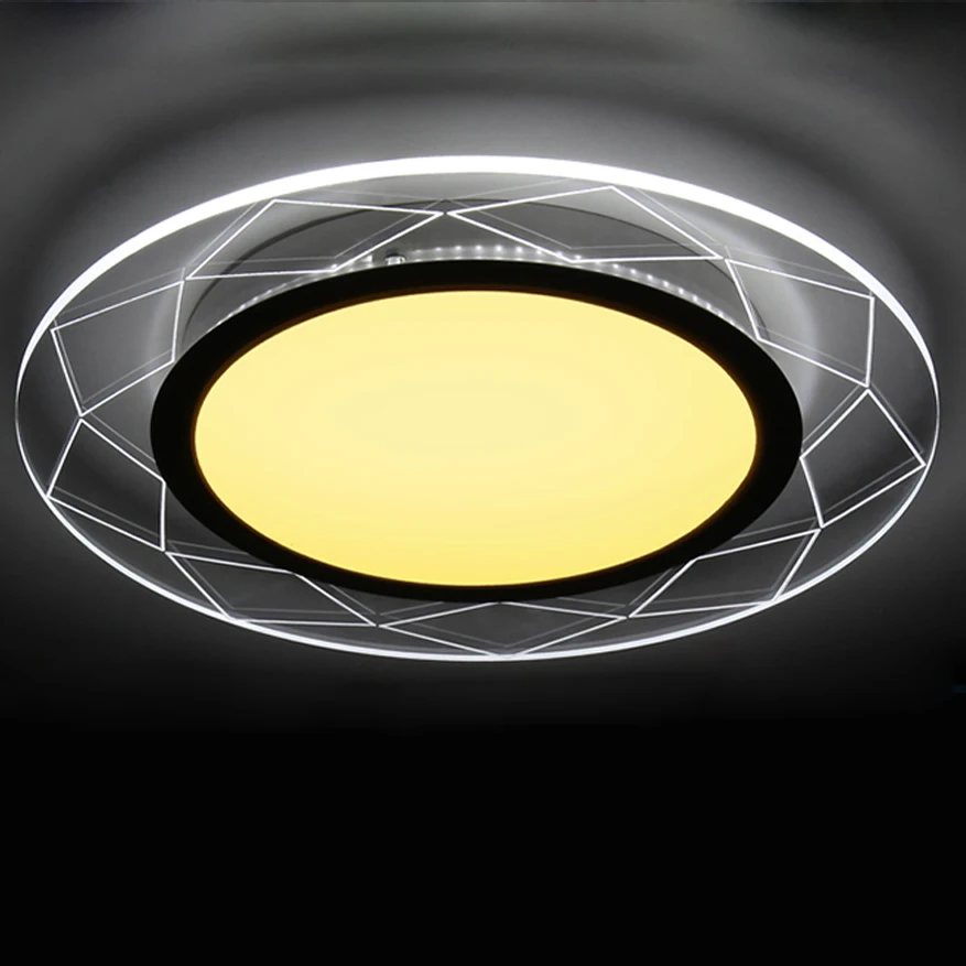 LED Современные Железные Акриловые Светодиодные Лампы.Светодиодные Светильники.Люстры Потолочные.Светильники Потолочные Светильники.Светильник Потолочный Светильник.Освещение Для Столовой, Фойе и Спальни