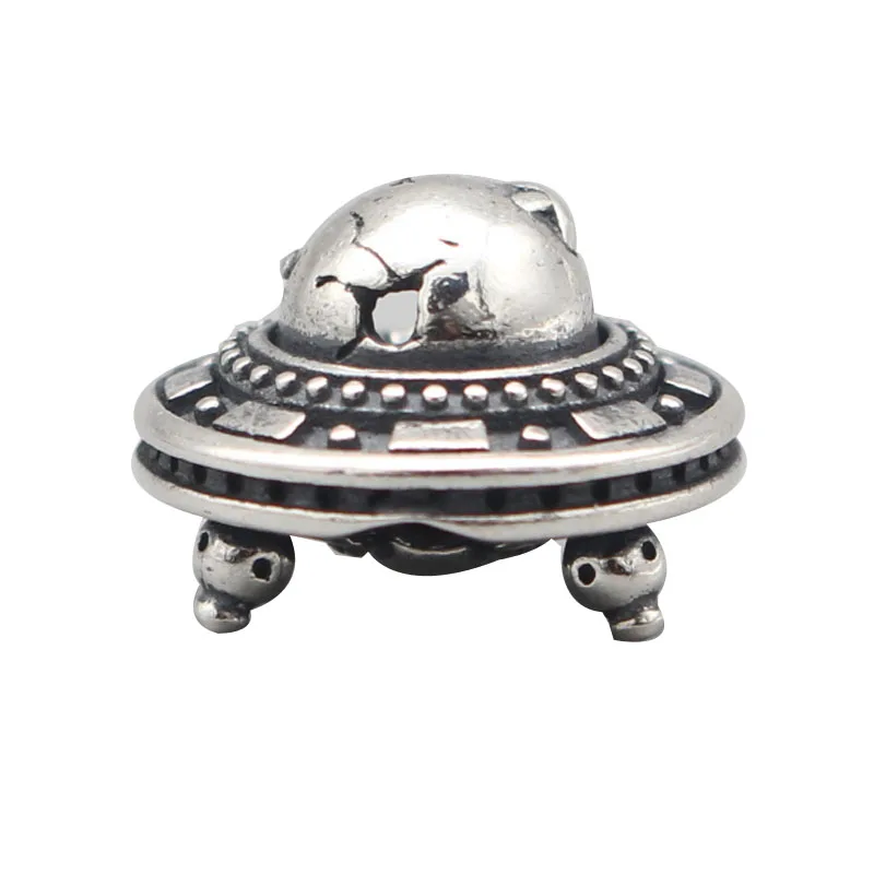 Diy ювелирные изделия из стерлингового серебра 925 пробы UFO Подвески 1:1 бусины для