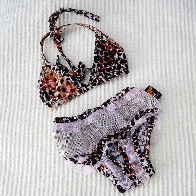 Новая модная спортивная одежда для собак костюм с бикини йоркширских терьеров и