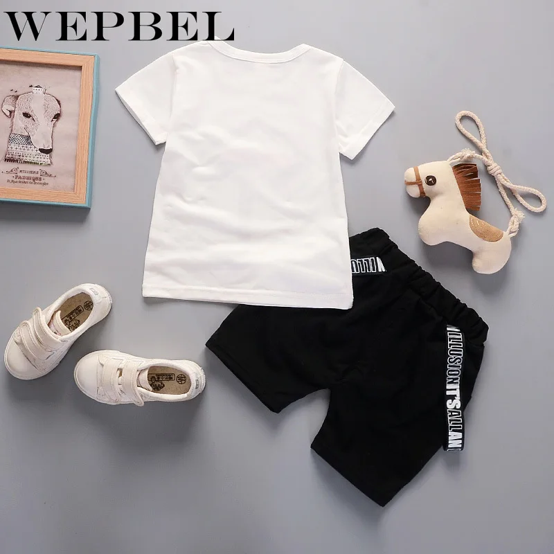 WEPBEL/комплект одежды из 2 предметов для маленьких мальчиков Одежда хлопковые