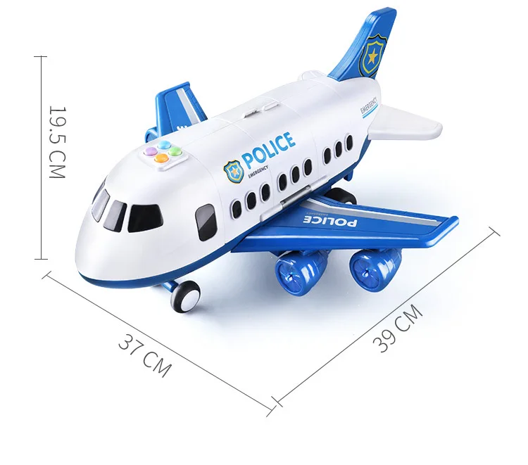 

Simulation Toy Aircraft Model Large Inertia Passenger Helicopter Early Education Light Music Storage Car Toy HS1806 SJ665