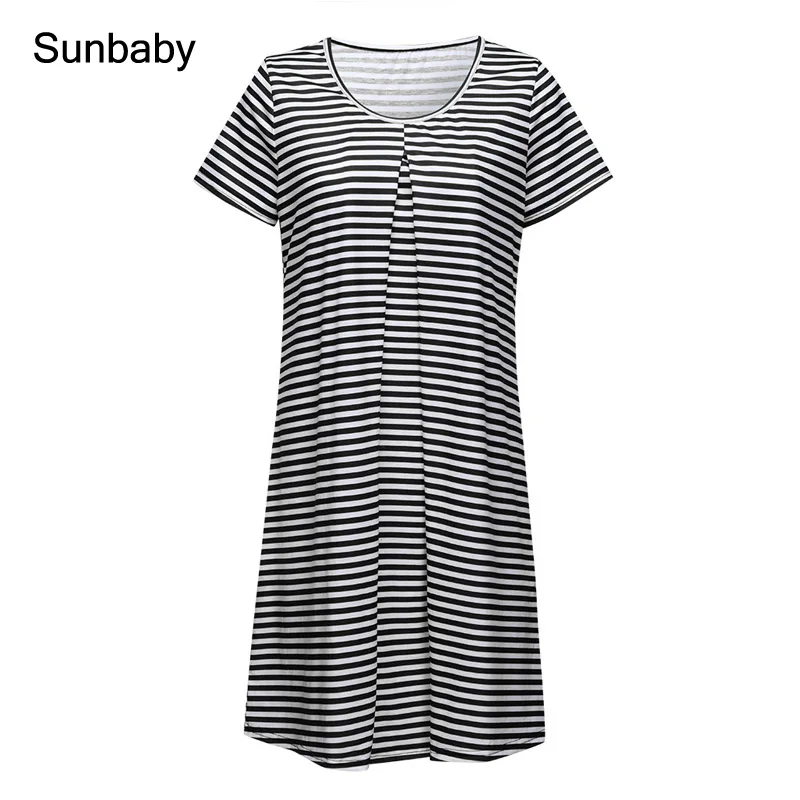 SUNbaby/платье для кормящих матерей Платье До Колена кормления грудью с короткими