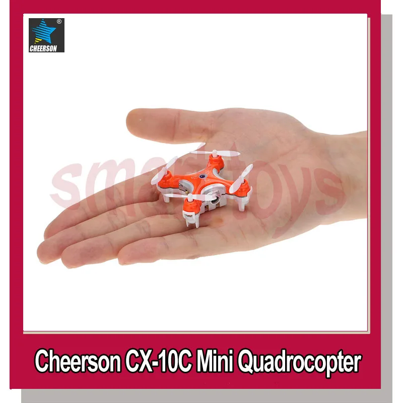 Cheerson CX 10C CX10C 2 4 GHZ 4CH 6 осевой гироскоп мини RC Квадрокоптер с 0.3MP камерой