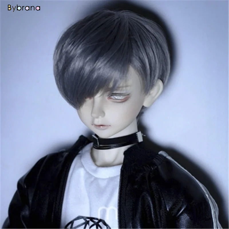 Короткие парики Bybrana Straigst 1/3 1/4 1/6 BJD из высокотемпературного волокна
