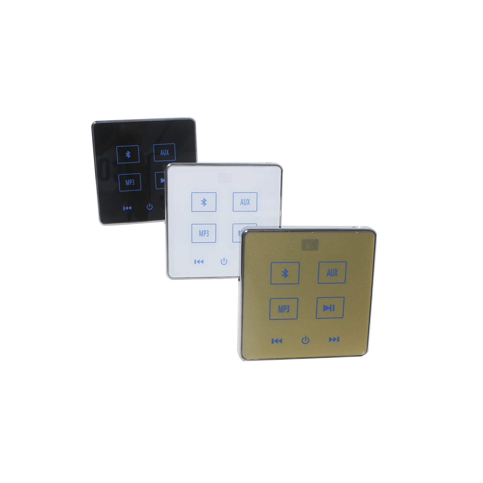 Настенный аудиоусилитель Bluetooth с пультом дистанционного управления и 2