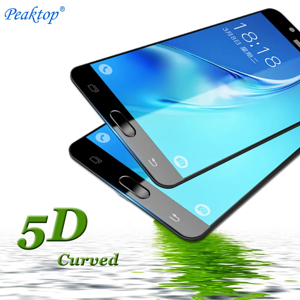 

5D изогнутое закаленное стекло для Samsung Galaxy J7 2016, Защитное стекло для экрана, для Samsung Galaxy J7 2016 j710, полное покрытие, пленка для телефона