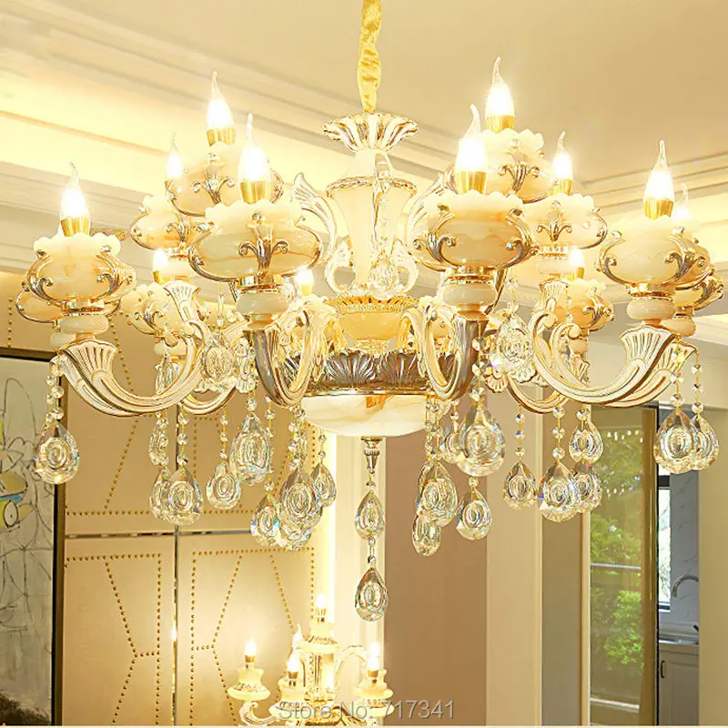 

Modern LED Chandelier lights Copper Premium Luxury Living Room Bedroom Hall LED Lighting lamps Dedicated DHL FedEx Shipping