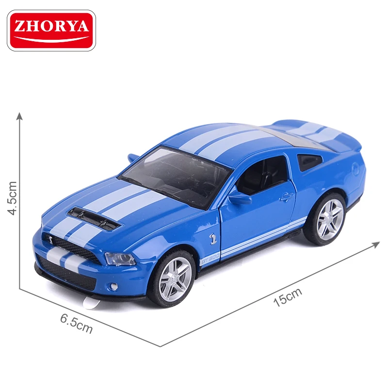 Zhorya 1:32 синий Ford GT500 Высокая симуляция автомобили из литого металла Автомобильная