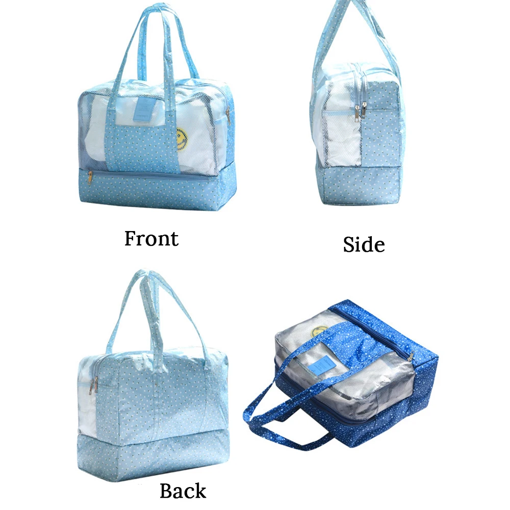 Waterproof Sport Swimming Bag Dry and Wet Outdoor Organizer Multifunctional Handbag Travel Women Beach Swimwear Storage Bags | Спорт и