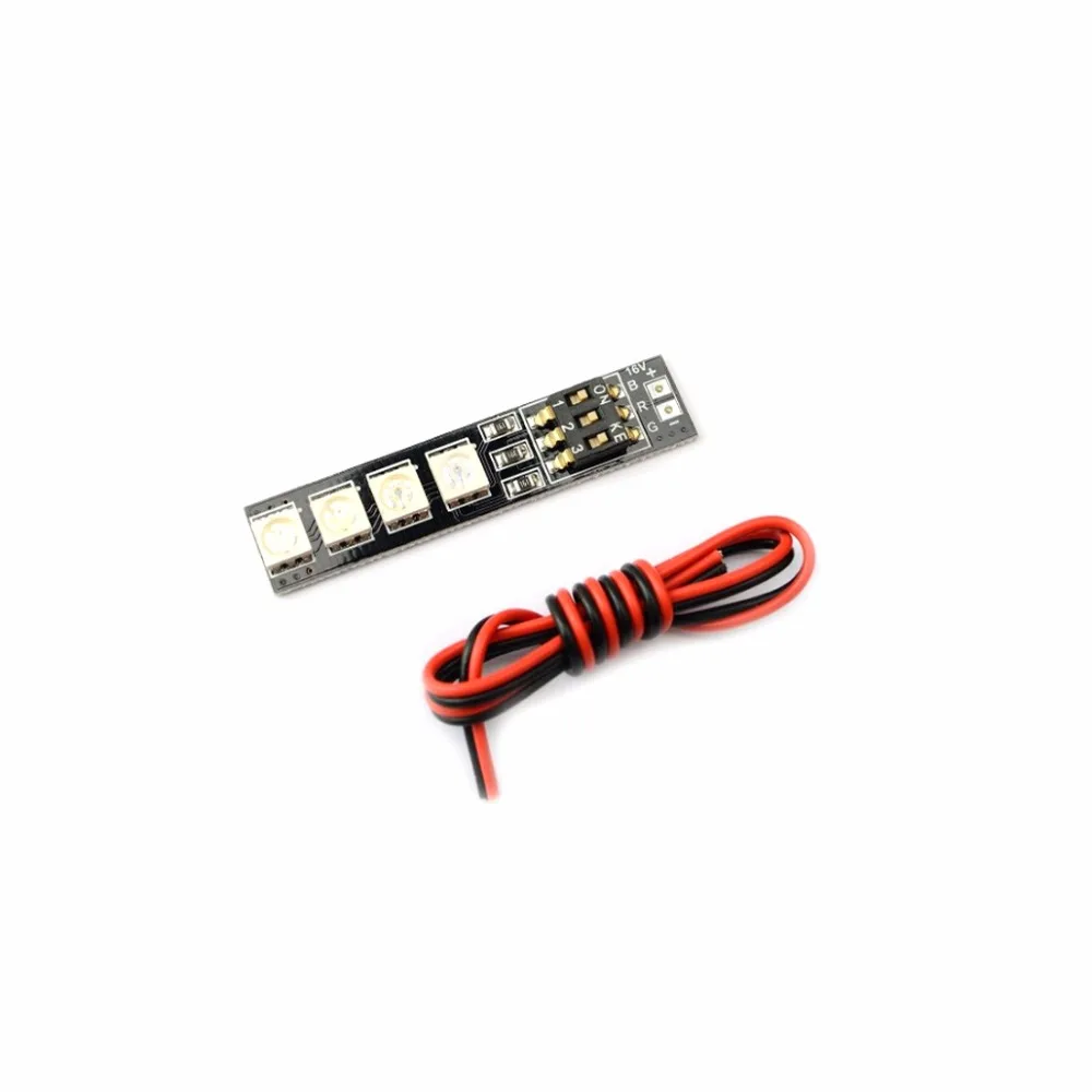 1 шт. Matek RGB LED 16V 4S lipo 7-цветная световая панель/навигационная подсветка s для DIY