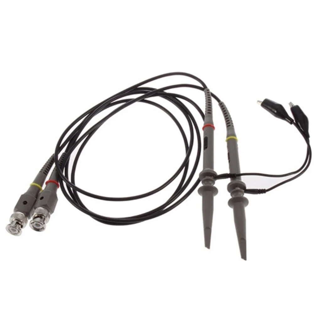 

Top quality 2 Pack P6100 100 MHz Oscilloscope Probe 10:1 and 1:1 Switchable for Rigol Atten Owon Siglent