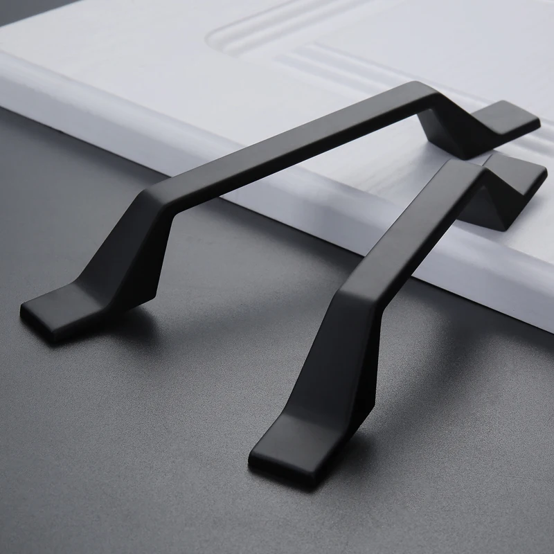 AOBT Европейский Стиль ручки шкафа однотонные Алюминий сплав Кухня шкаф для