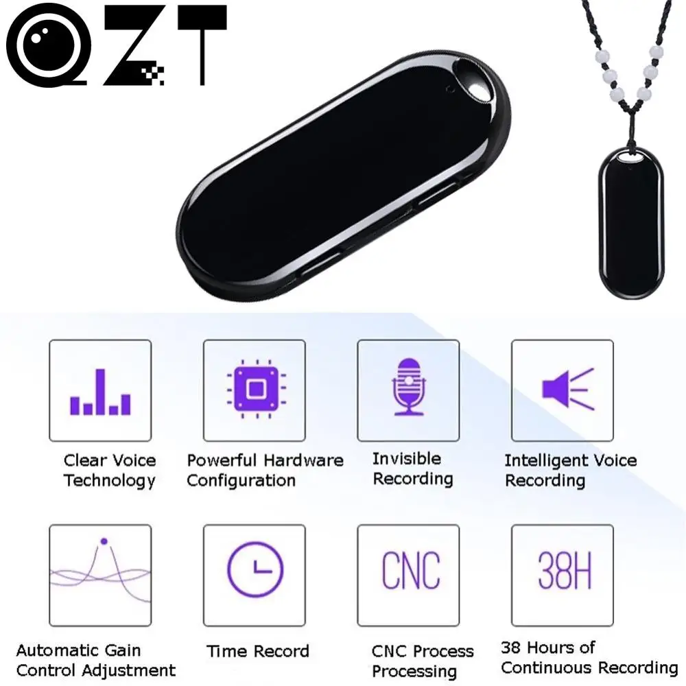 Мини диктофон QZT с голосовой активацией Usb флэш накопитель портативный mp3 плеер