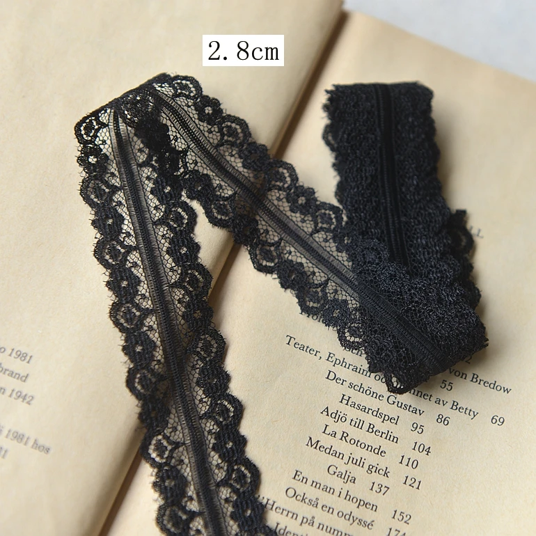 Популярные двусторонние кружевные аксессуары из полиэстера винтажные материалы