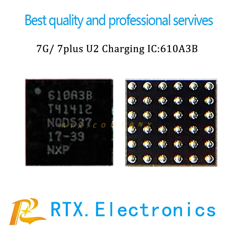 

500pcs AAA 610A3B U2 IC For IPhone 5S 6 6plus 6s 6sp 7 7plus 8 8plus X U2 Charging IC 36pins USB Chaeger Power Management Chip