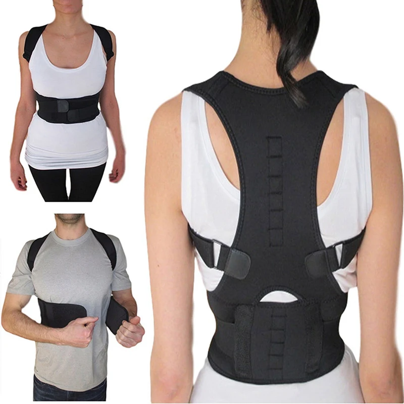 

Back Support Shoulder Magnetic Posture Corrector Bodybuilding Sport Prevention Hunchback Correcting Spine Back Fitness Equipment