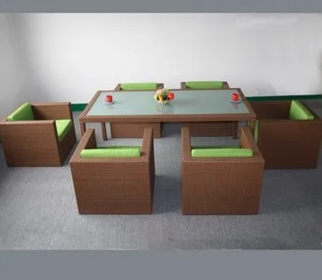 Высококачественный комплект уличной мебели из ротанга в современном стиле|rattan