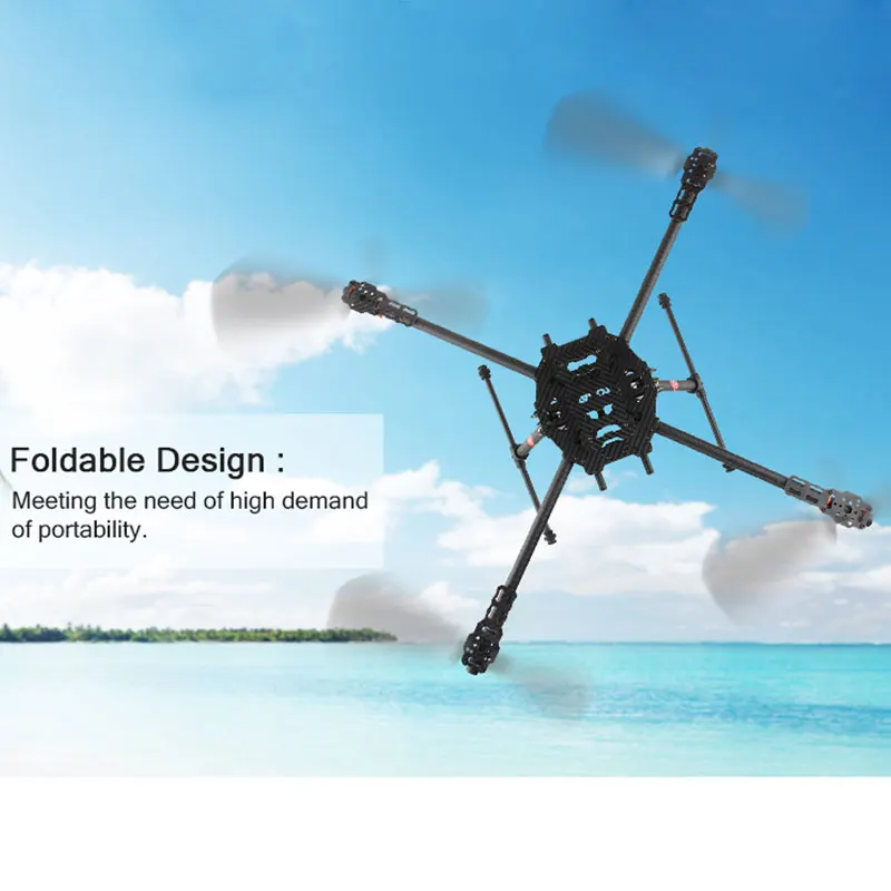 1 комплект 2019 RC Quadcopter рама Таро LronMan 650 складной 3K карбоновый Квадрокоптер Quad TL65B01