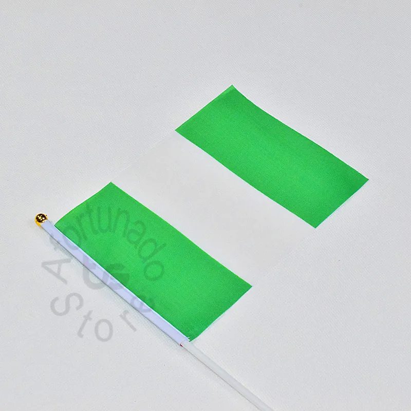 Нигерия 14*21 см 10 штук баннер флаг для удовлетворения парадные вечерние ручной