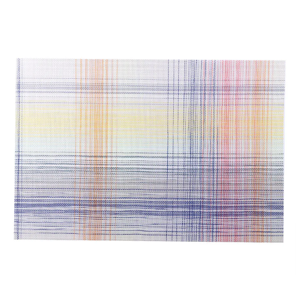 Light Blue Модный шаблон Placemat совместимый Crossweave изоляционный моющийся коврик для стола индивидуализированный De Mesa коврик для обеденного стола - Цвет: Light Blue