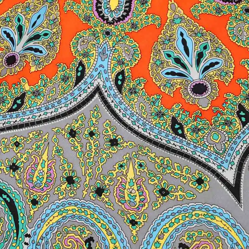 Квадратный шелковый шарф, шаль, мягкие атласные шелковые шарфы, обертывания, стильные женские подарки, 88x88 см